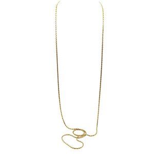 Vendome Vintage Gold-Tone Long Chain Necklace 54" Rope Chain with Tag & Layering